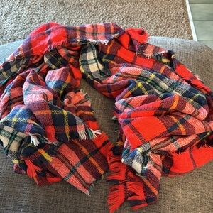 Large Oversized Plaid Scarf/Wrap